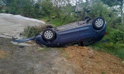 Denizli- Manisa karayolu üzerinde kaza: 3 yaralı