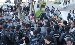 Diyarbakır'da izinsiz yürümek isteyen DEM'lilere polis müdahale etti