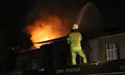 İzmir'de tekstil atölyesinde yangın