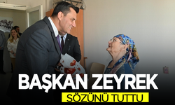 Başkan Zeyrek, huzurevi sakinlerine verdiği sözü tuttu