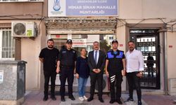 Emniyet Müdürü Fahri Aktaş Mimar Sinan Mahallesi'nde vatandaşlarla buluştu