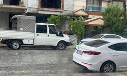 Manisa'da sağanak yağış ve dolu etkili oldu
