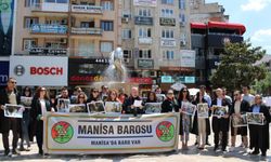 Manisa Barosu'ndan İsrail'e tepki!