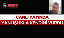 İnternetten canlı yayın yapan kişi kendisini yanlışlıkla başından vurdu