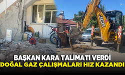 Demirci'de doğal gaz çalışmaları hız kazandı!