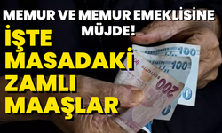 Memur ve memur emeklisine müjde! İşte masadaki zamlı maaşlar