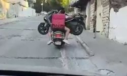 Motosiklet üstünde motosiklet taşıdılar