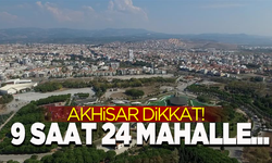 Akhisar Dikkat! 8 Eylül elektrik kesintisi