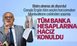 Büyükşehir Cengiz Ergün’ün hesaplarına haciz koydu