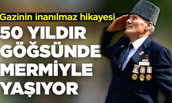 Kıbrıs gazisi göğsündeki mermiyle 50 yıl sonra hastanede yüzleşti