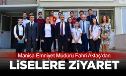 Emniyet Müdürü Aktaş liseleri ziyaret etti!