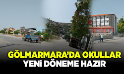 Gölmarmara’da okullar yeni döneme hazır