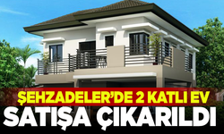 Şehzadeler’de 2 katlı ev satışa çıkarıldı