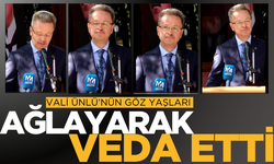 Vali Ünlü'nün gözyaşları! Ağlayarak  veda etti