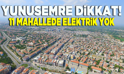 Yunusemre dikkat! 2 Eylül elektrik kesintisi