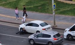 Yaralı güvercin trafiği birbirine kattı