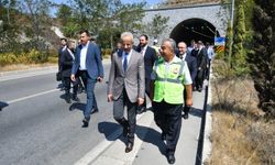 Bakan Uraloğlu, Sabuncubeli Tüneli’nde incelemede bulundu