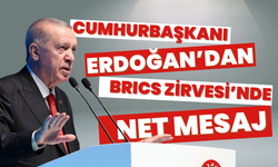 Cumhurbaşkanı Erdoğan'dan BRICS Zirvesinde TUSAŞ mesajı!