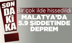 Diyarbakır, Elazığ ve Malatya'da hissedilen deprem meydana geldi