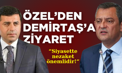 Özgür Özel'den Selahattin Demirtaş'a ziyaret