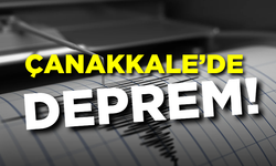 Çanakkale'de 4.3 büyüklüğünde deprem !