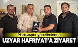 Manisaspor yönetiminden Uzyar Hafriyat'a ziyaret