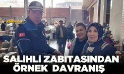 Salihli zabıtasından örnek  davranış