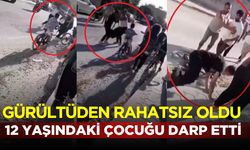 Gürültüden rahatsız oldu,  çocuğu dövdü