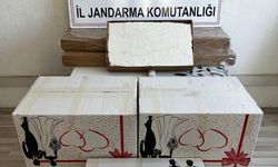 Manisa'nın Kula ilçesinde jandarma ekiplerince durdurulan bir araçta yapılan aramada, içi tütün doldurulmuş 251 bin adet