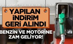 Benzin ve motorine zam!