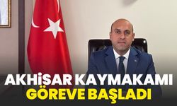 Akhisar'da Kaymakam Mustafa Can göreve başladı