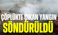 Çöplükte çıkan yangın söndürüldü