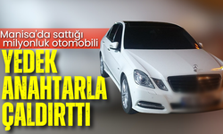 Manisa'da sattığı milyonluk otomobili yedek anahtarla çaldırttı