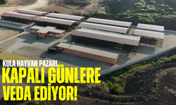 Kula hayvan pazarı kapalı günlere veda ediyor!