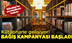 Gördes’te kitap bağış kampanyası