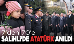 Salihli’de 10 Kasım Anma Töreni: Atatürk Saygı ve Özlemle Yâd Edildi