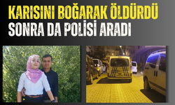 Karısını boğarak canına kıydı, polisi aradı