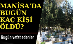 Manisa'da bugün (26 Kasım 2024 Salı) vefat edenler