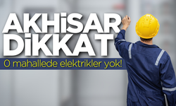 19 Aralık Akhisar elektrik kesintisi!