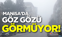 Manisa’da göz gözü görmüyor! Yoğun sis kentte hayatı olumsuz etkiledi