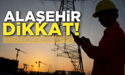 Alaşehir dikkat: GDZ elektrik uyardı!