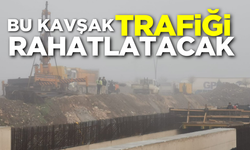 Bu kavşak trafiği rahatlatacak