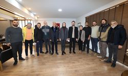 Manisa Gazeteciler Cemiyeti Başkan Durbay'ı ziyaret etti