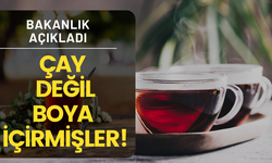 Dikkat! Çay yerine gıda boyası içmiş olabilirsiniz!