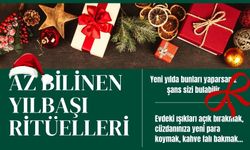 Yeni yıl ritüelleri: Bu yılbaşında şans için neler yapmalı? Yılbaşında üzüm yemek, yılbaşı sofrası hazırlama…