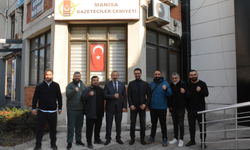 Muaythai Federasyonu'ndan Manisa Gazeteciler Cemiyeti’ne ziyaret