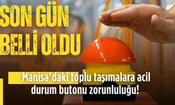 Manisa’daki toplu taşımalara acil durum butonu zorunluluğu! Son gün belli oldu