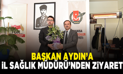 Manisa İl Sağlık Müdürü Karaca'dan Başkan Aydın'a ziyaret