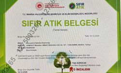 Yunusemre Belediyesi’ne sıfır atık belgesi