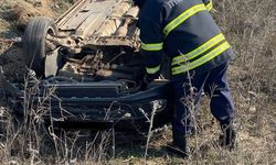 Trafik kazası:1 ölü, 8 yaralı